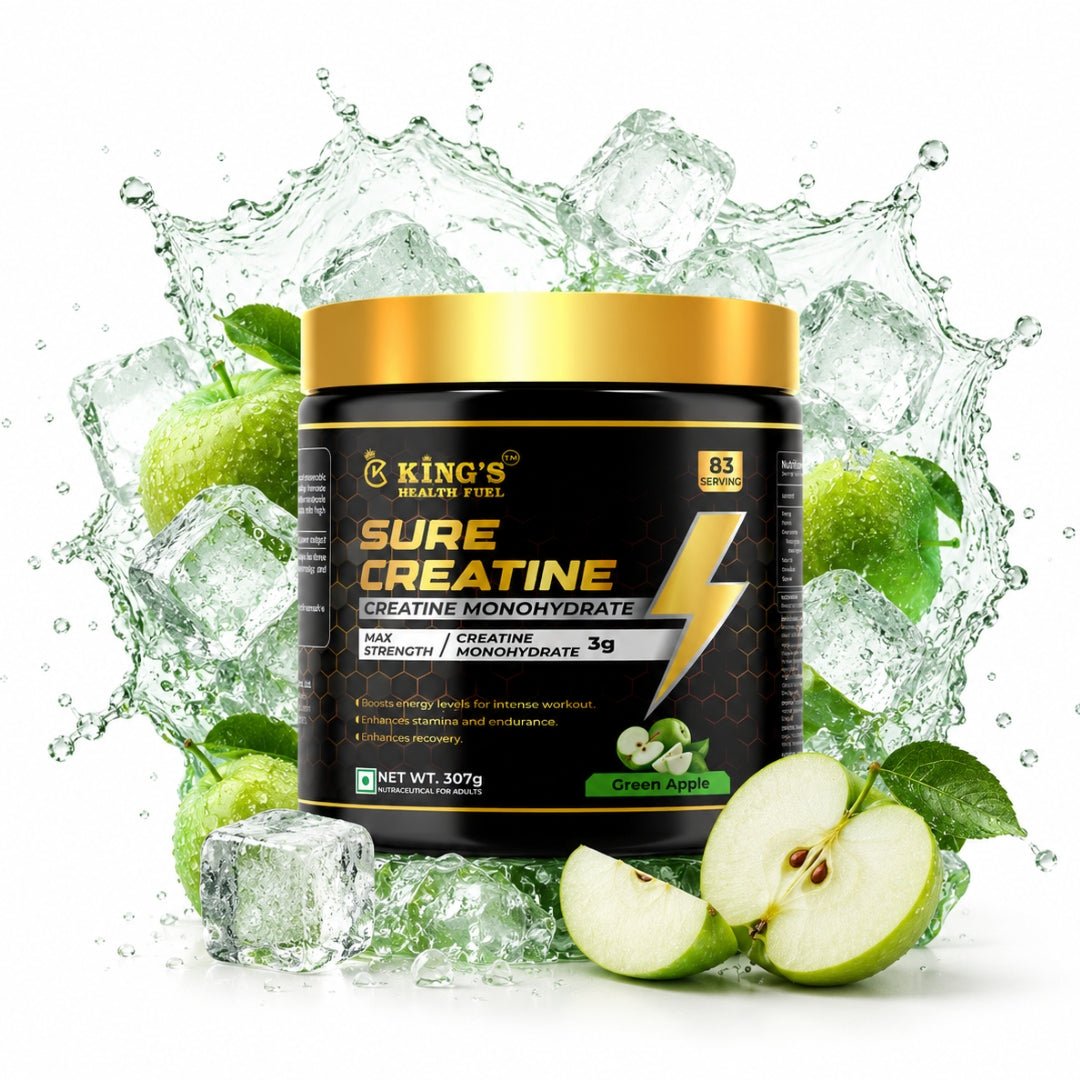 Sure Creatine Monohydrate – Pure Micronised Creatine for Strength, Power & Recovery | KHF - Kings Health Fuel