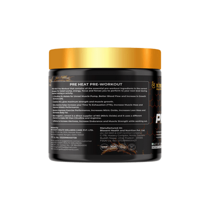 Kings Health Fuel Pre Heat Pre Workout cola 250g pack front