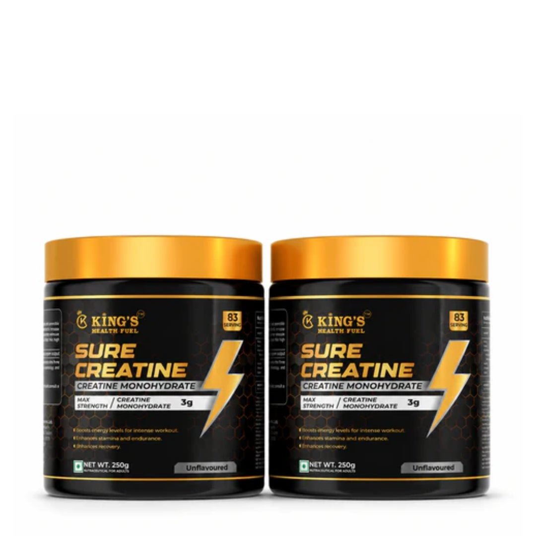 Creatine Monohydrate – Buy 1 Get 1 Free | Strength & Recovery Value Pack | KHF - Kings Health Fuel