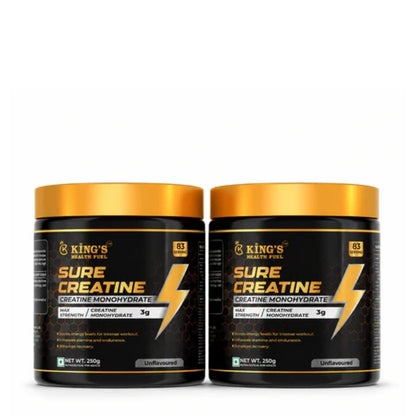 Creatine Monohydrate – Buy 1 Get 1 Free | Strength & Recovery Value Pack | KHF - Kings Health Fuel