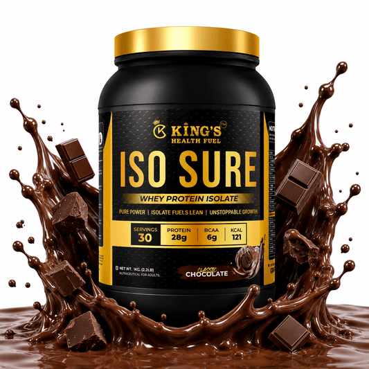Iso Sure Whey Protein Isolate – 28g Pure Protein per Scoop | For Lean Muscle & Cutting | KHF