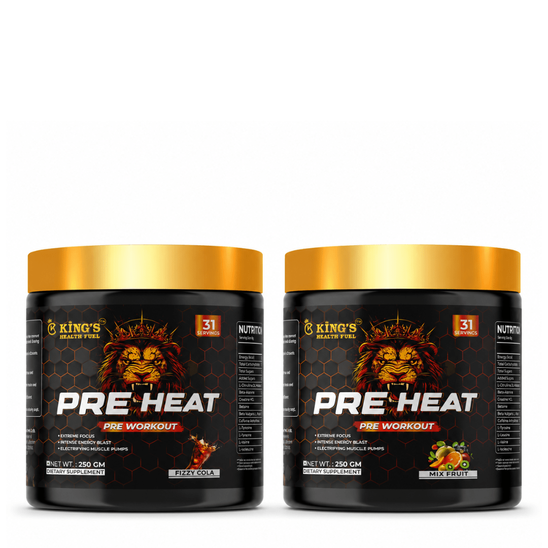 Pre Workout – Buy 1 Get 1 Free | Energy & Pump Combo Pack | KHF - Kings Health Fuel