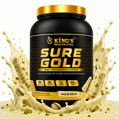 Sure Gold Whey Protein 2kg 26g protein per scoop 
chocolate | premium daily whey |KHF