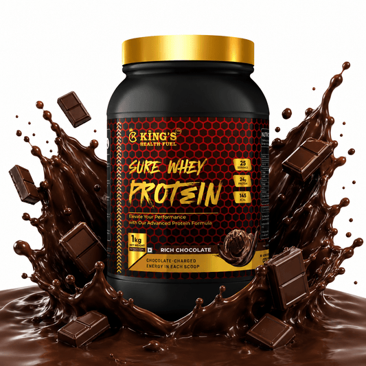 Sure Whey Protein – 24g Protein, BCAA & EAA per Scoop | Daily Whey for Muscle & Recovery | KHF